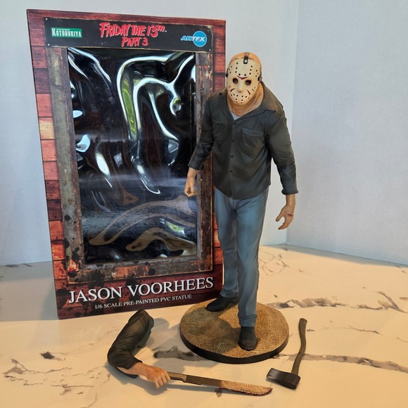 Friday the 13th Part 3 Jason Voorhees Artfx 1/6 Scale Statue Kotobukiya - Picture 1 of 16